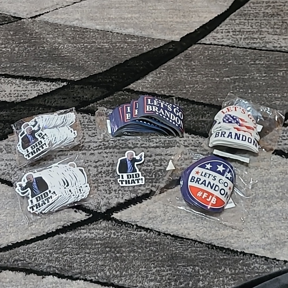 FUNNY HUMOR JOE BIDEN 322 STICKERS BUNDLE #FJB
